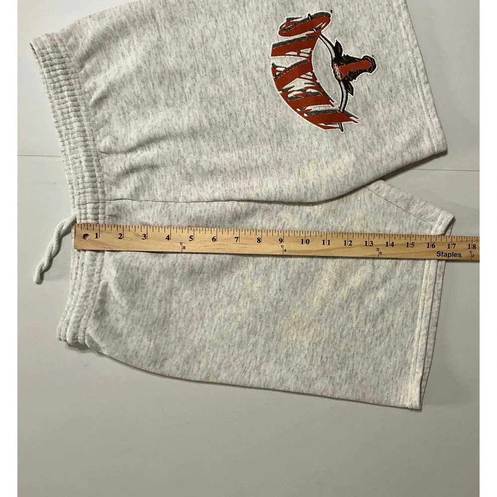 VTG 90s Texas Longhorns Sweat Shorts Heather Gray UT Gym Casual Dad‎ Mens M